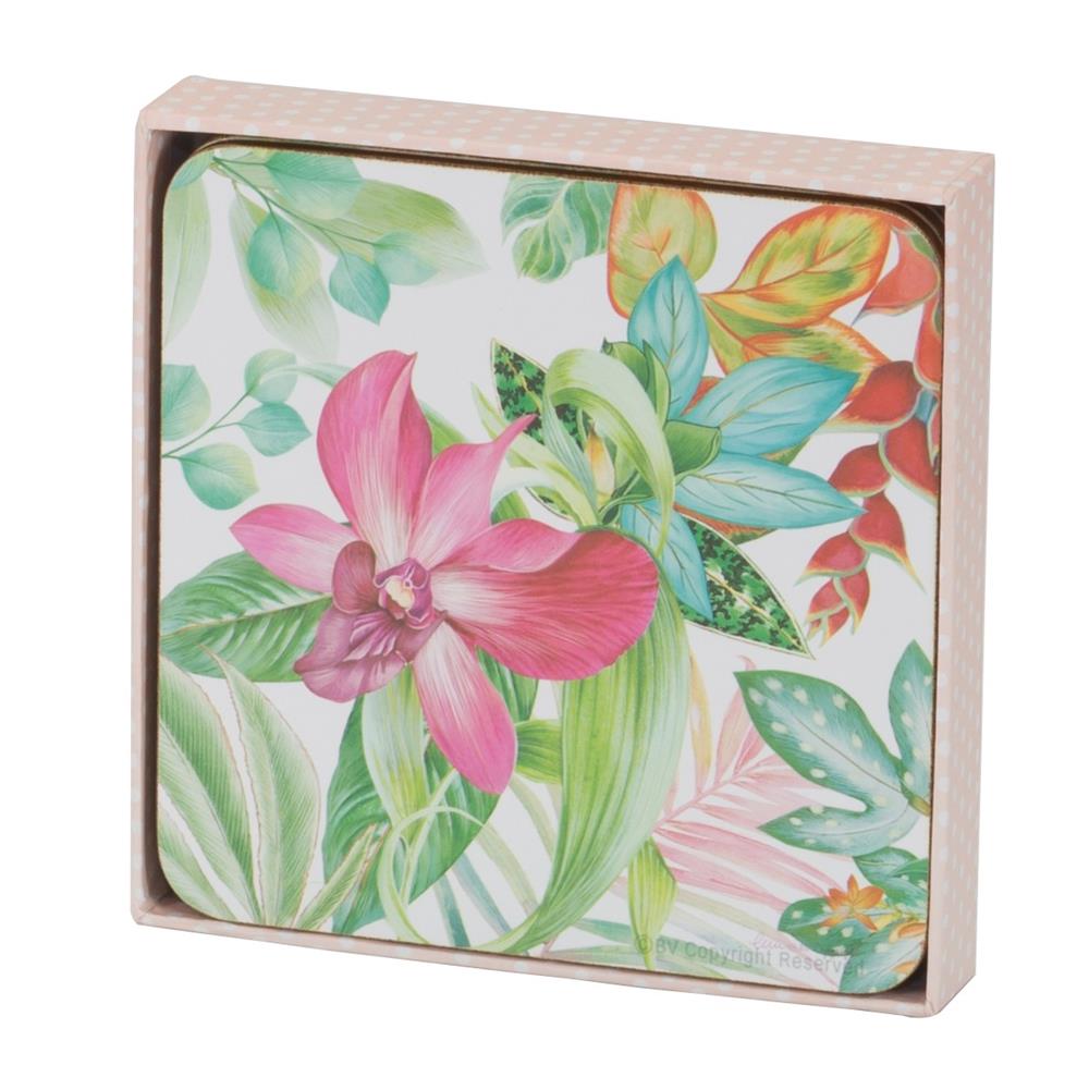 Orchid Cascade Coasters 2 pack