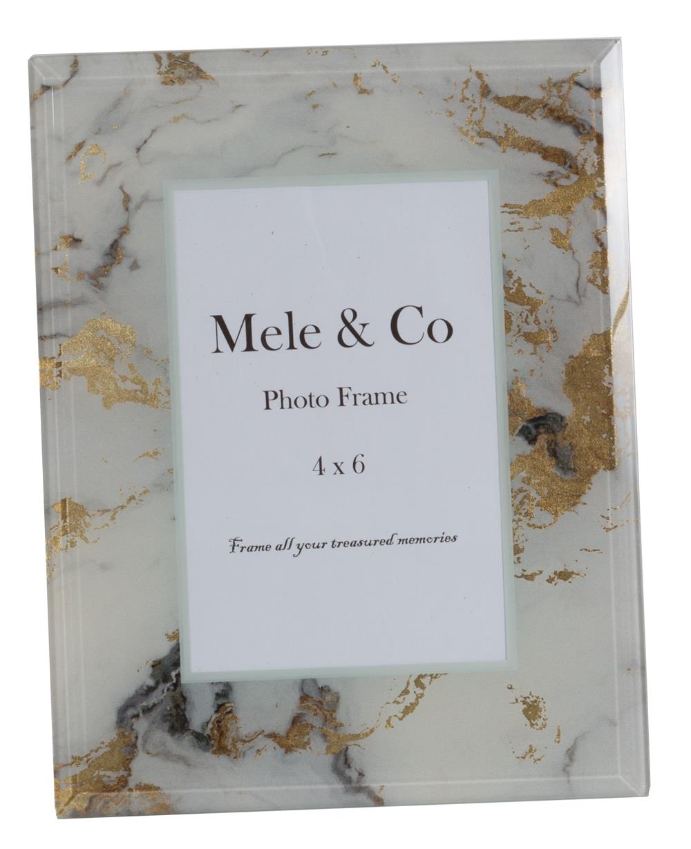 New - Golden Vein Marble effect photo frame