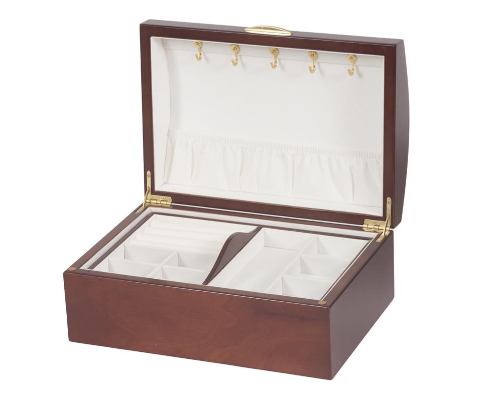 Dawn Floral Walnut jewel case