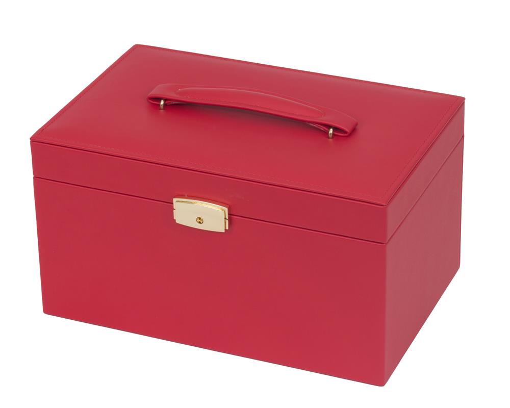 NEW - Alexie Red Bonded leather Jewel Case