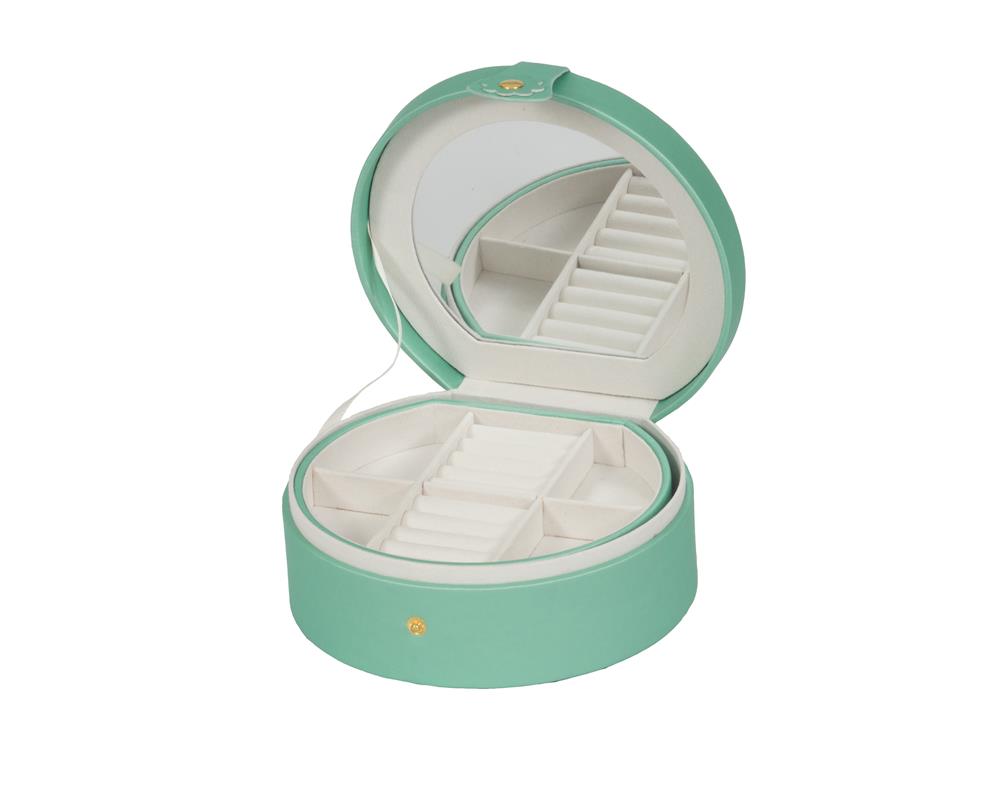 Jessie Sea Green Microfibre Jewel Case