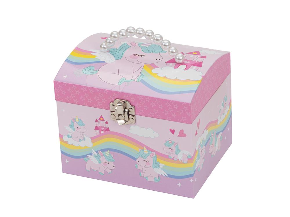 New - Unicorn Musical Jewel Case 2 Pack