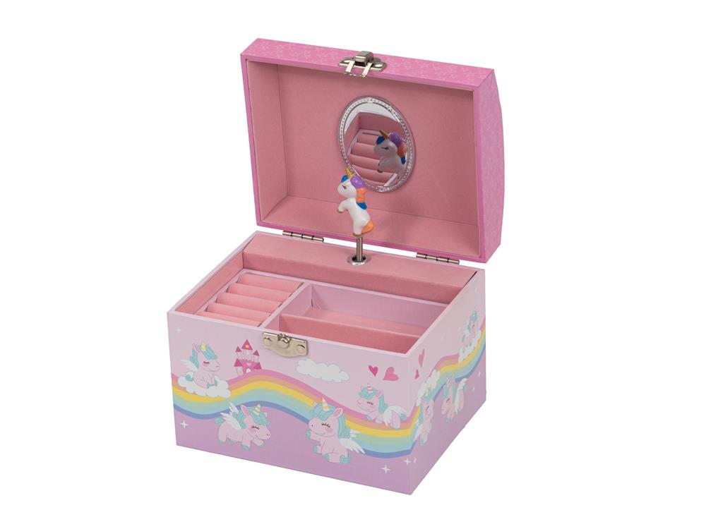 New - Pretty Unicorn Musical Jewel Case