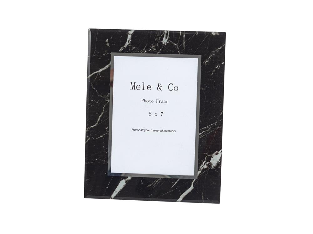 Marquina Black Marble Finish 5 x 7 Photo Frame 4 pack