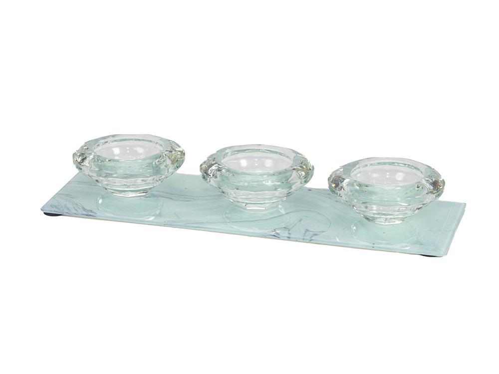 Carrara White Tea light Holder