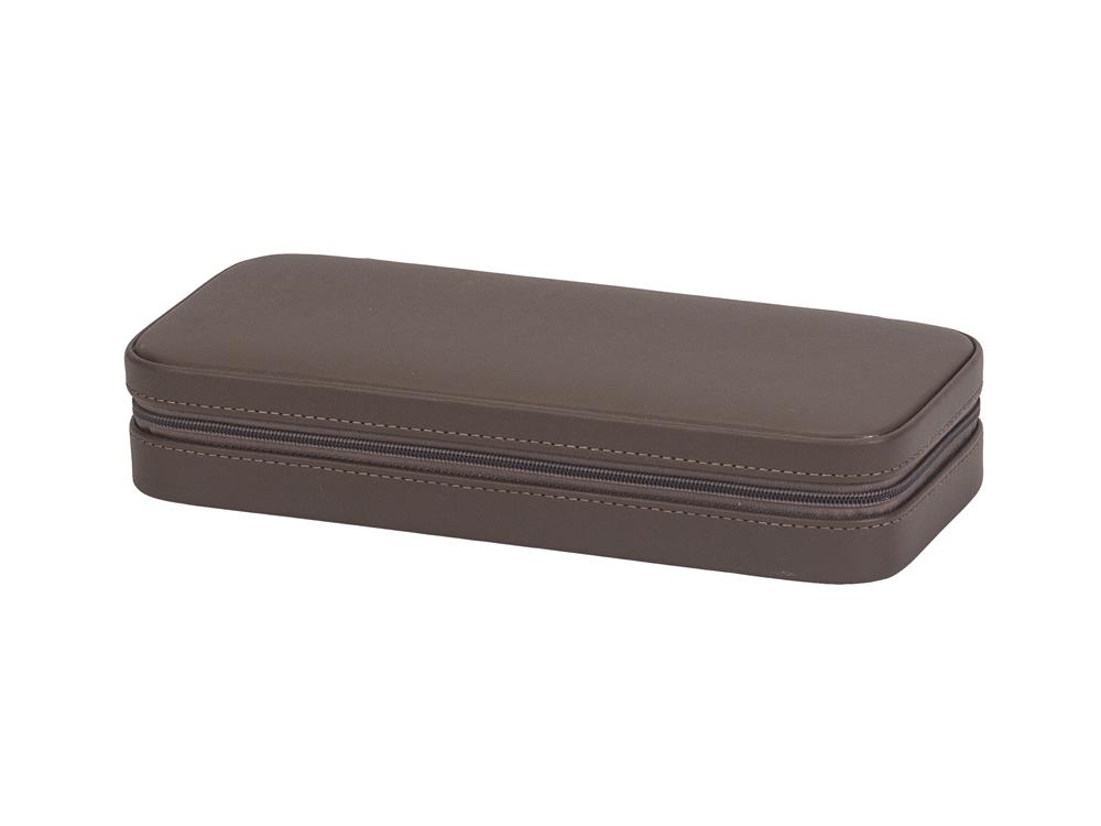 New - Mink Bonded Leather Travel Case