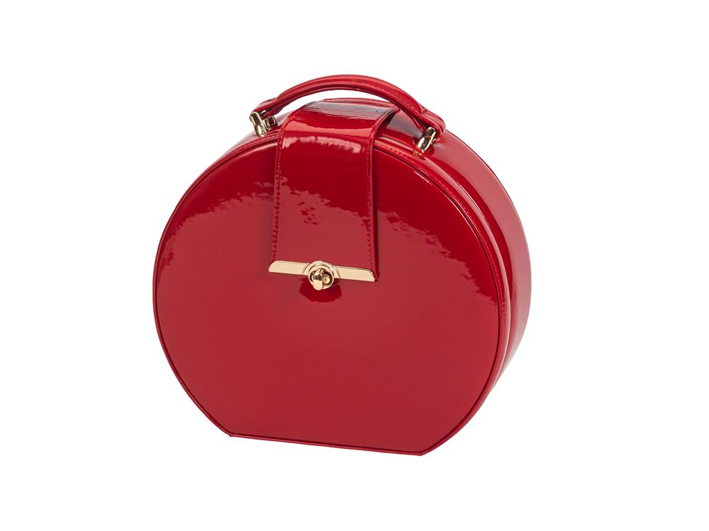 New - Red Patent Finish Jewel Case