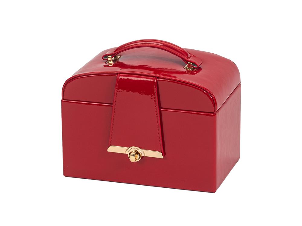 Premium Leather Jewelry Box & Travel Case - Lockable Jewelry