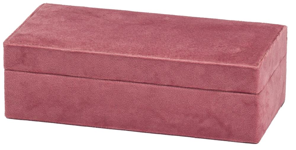 New - Dusky Pink Velveteen Jewel Case