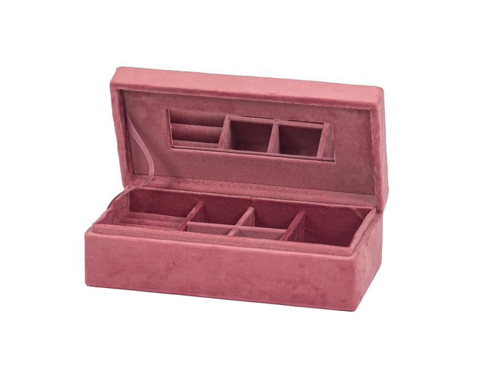 New - Dusky Pink Velveteen Jewel Case