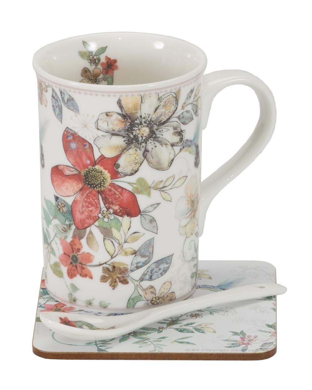 Hummingbird in Flight Mug Gift Set