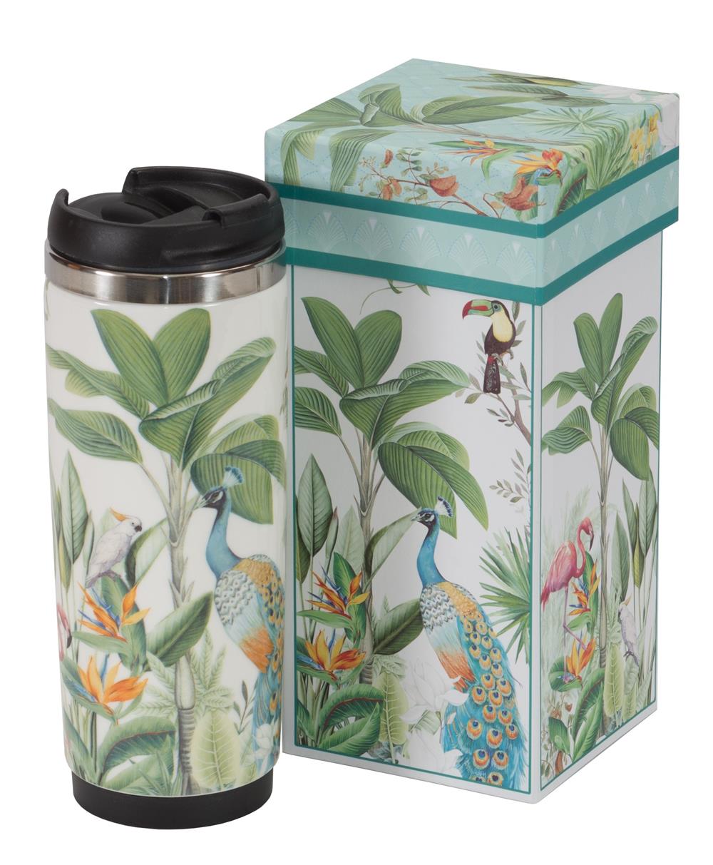 Tropical Travel Mug with free coasters