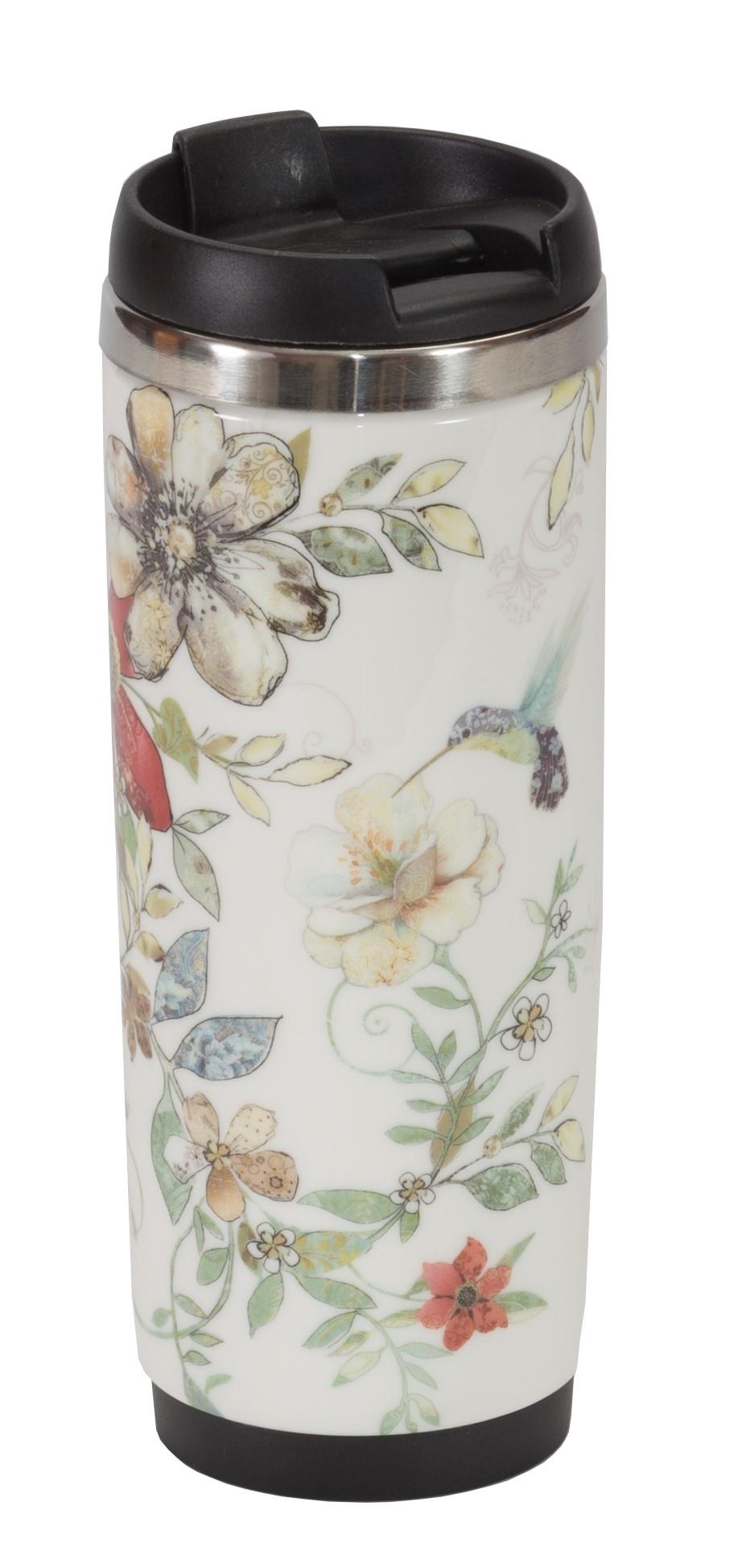 Special Offer - Hummingbird Travel Mug with free pack of matching coasters