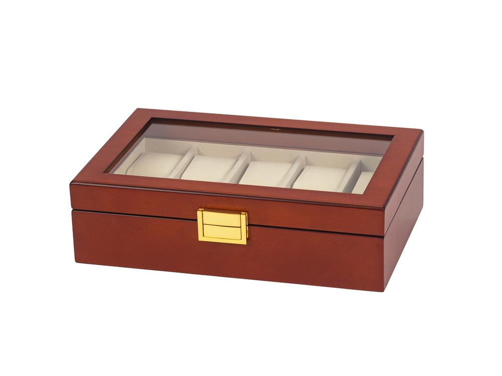 New - Andrew wooden 5 watch box