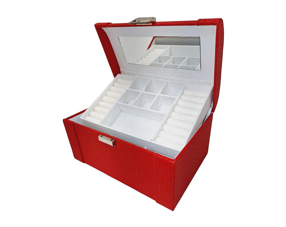 Mottled Red Jewel Case