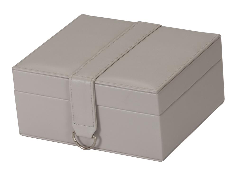 Dove Grey Rectangle Jewel Case