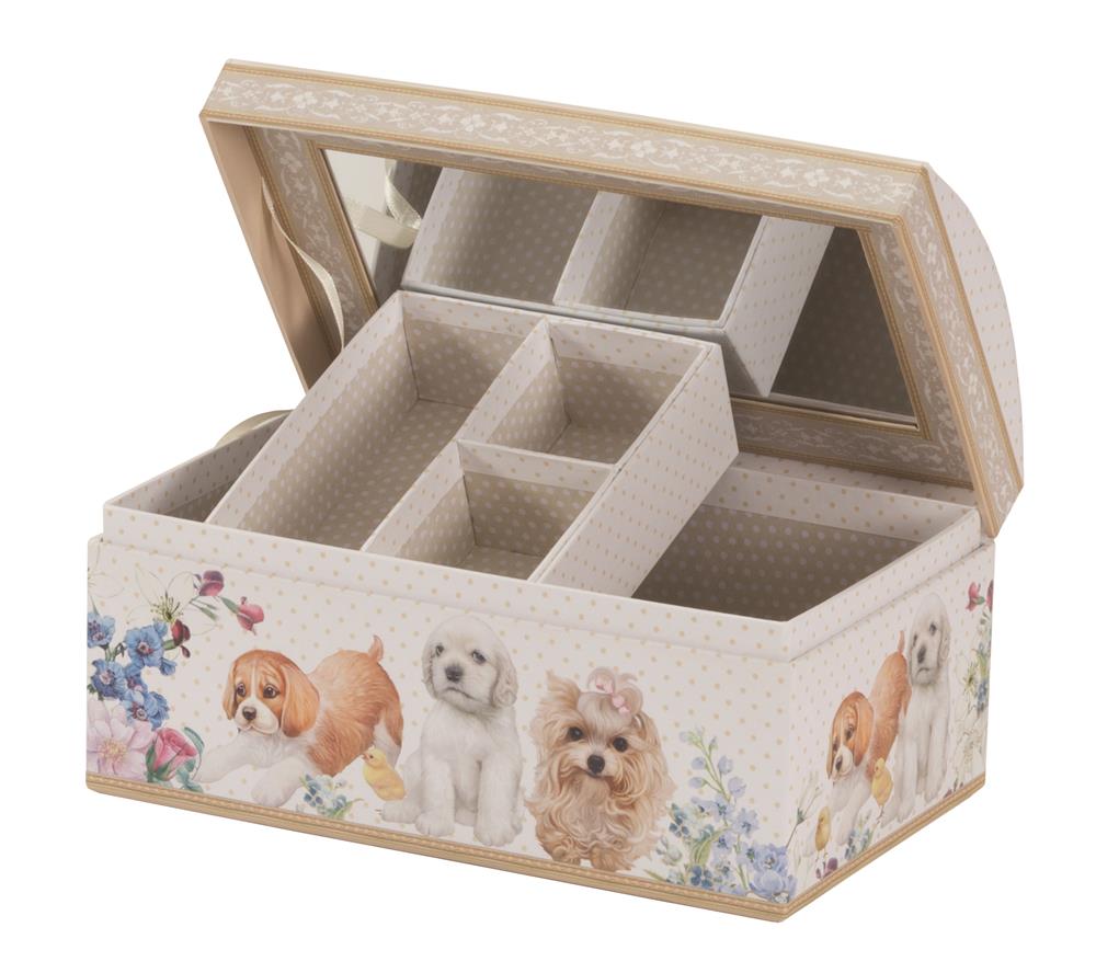 Cute puppy design cardboard jewel case
