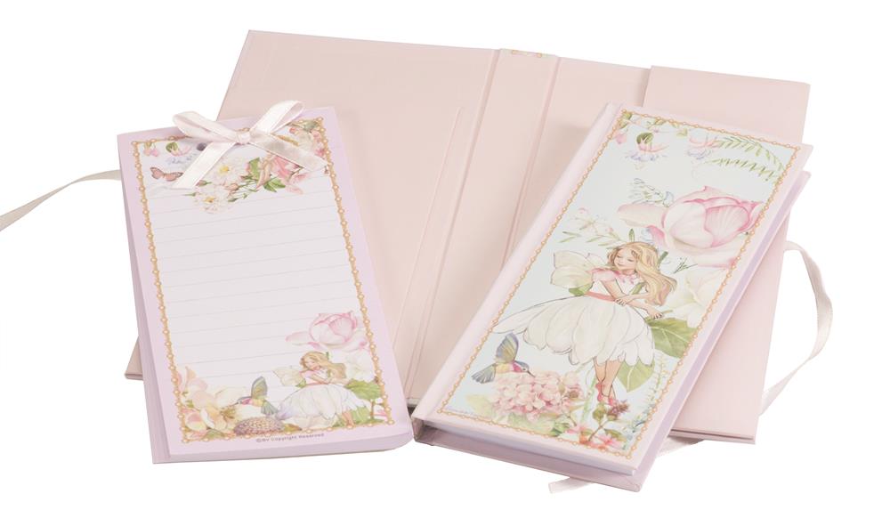 Fairy design notepad and notebook set