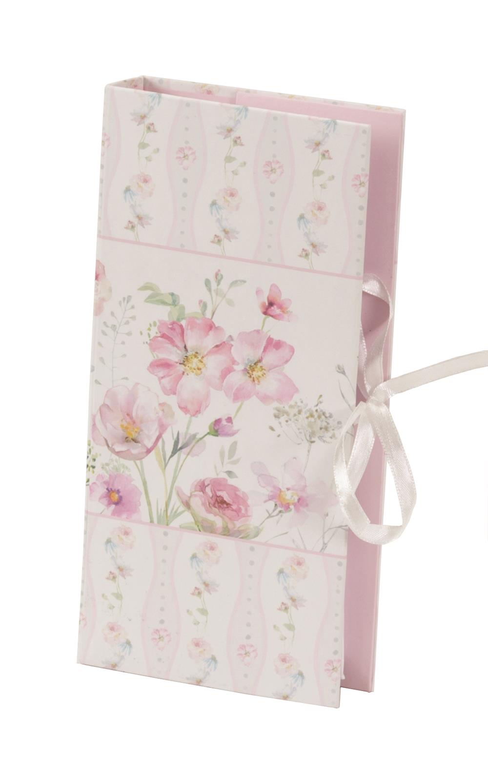 Floral design notepad and notebook set