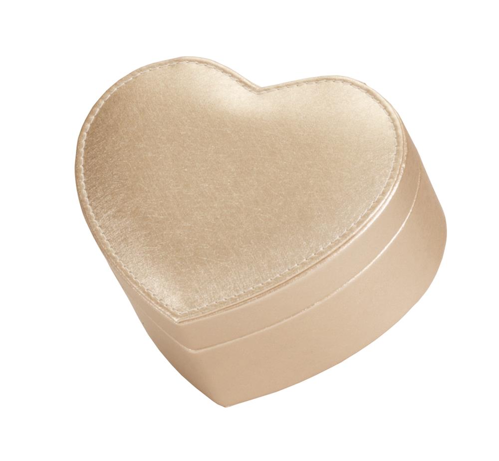 Amber Heart Shaped Jewel Case