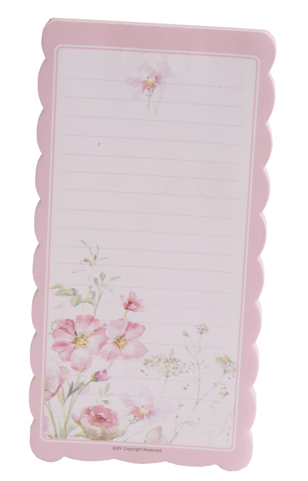 Pink Floral Notepad 6 Pack