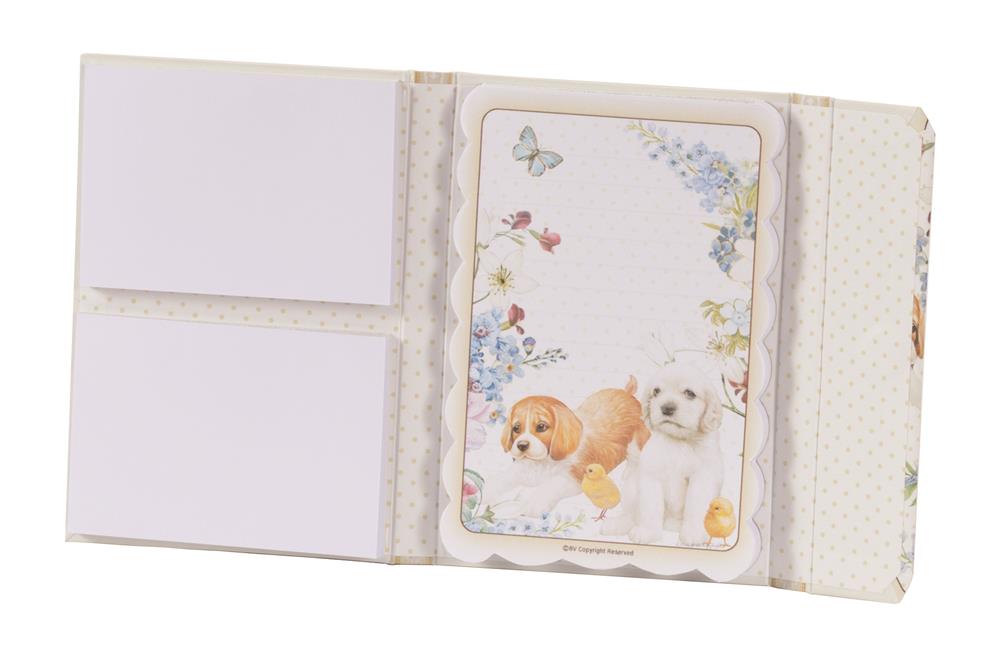 Puppy Design Notepad and Shopping List Set