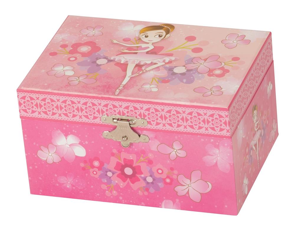 New - Janice Pink Ballerina Musical Jewel Case 2 pack