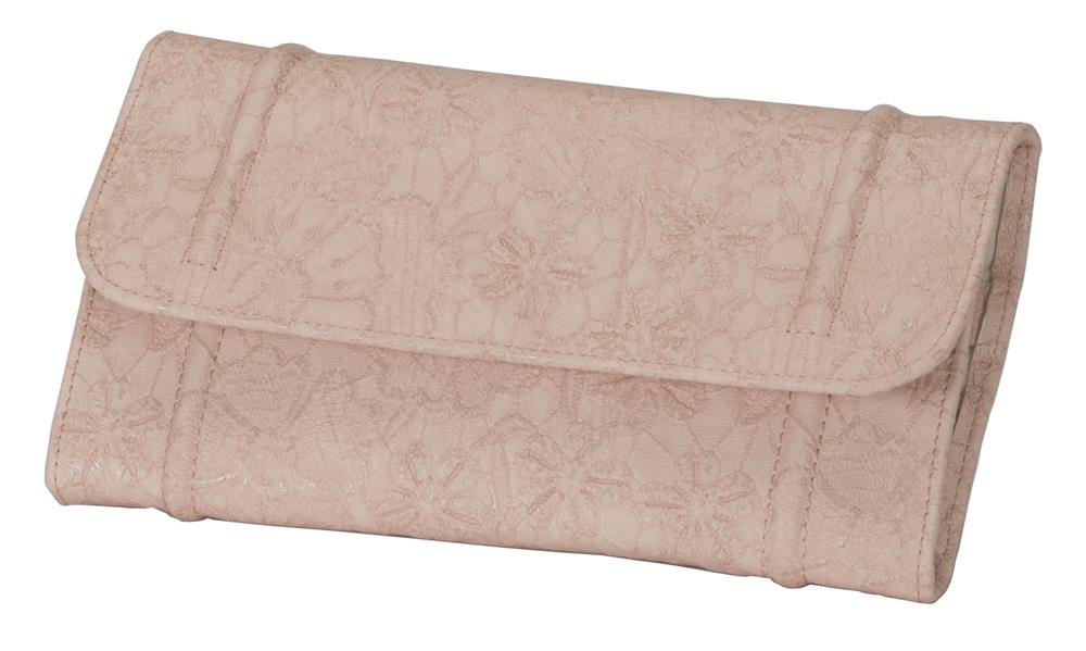 Celia Pink Travel Jewel Roll