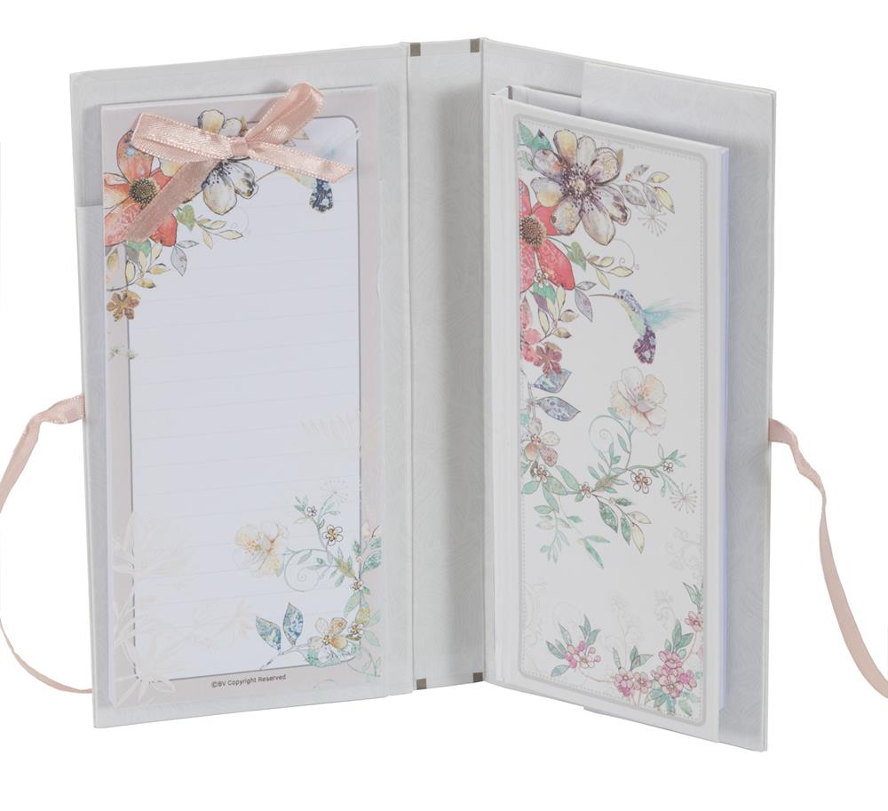 Hummingbird design notepad and notebook set 2 Pack