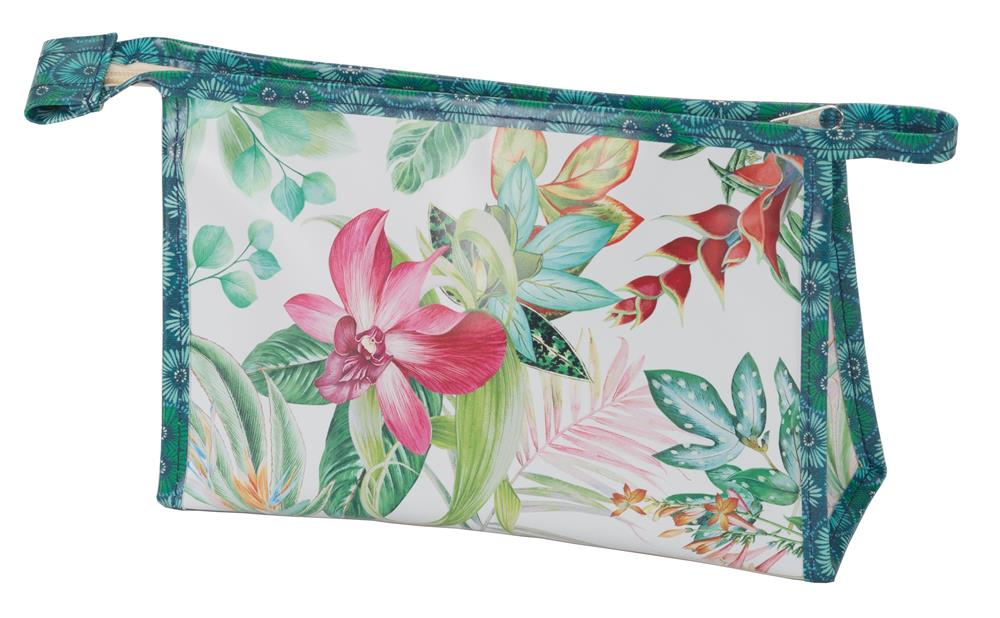 Orchid Cascade Travel Make up Bag