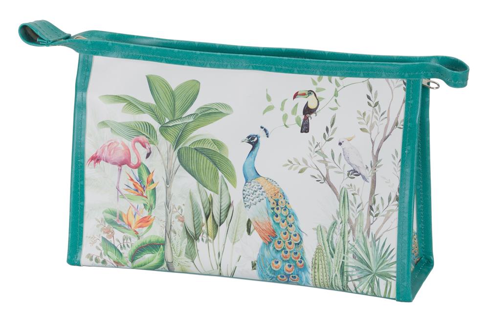 Tropical Travel Make up Bag