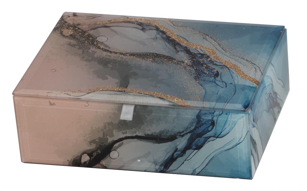 Sea & Sand glass jewel case