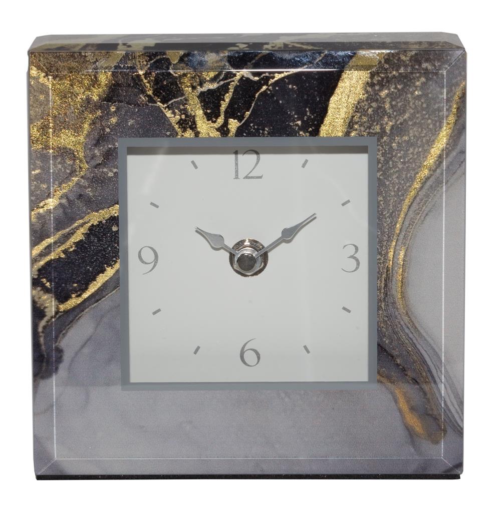 Molten Gold design mantle clock